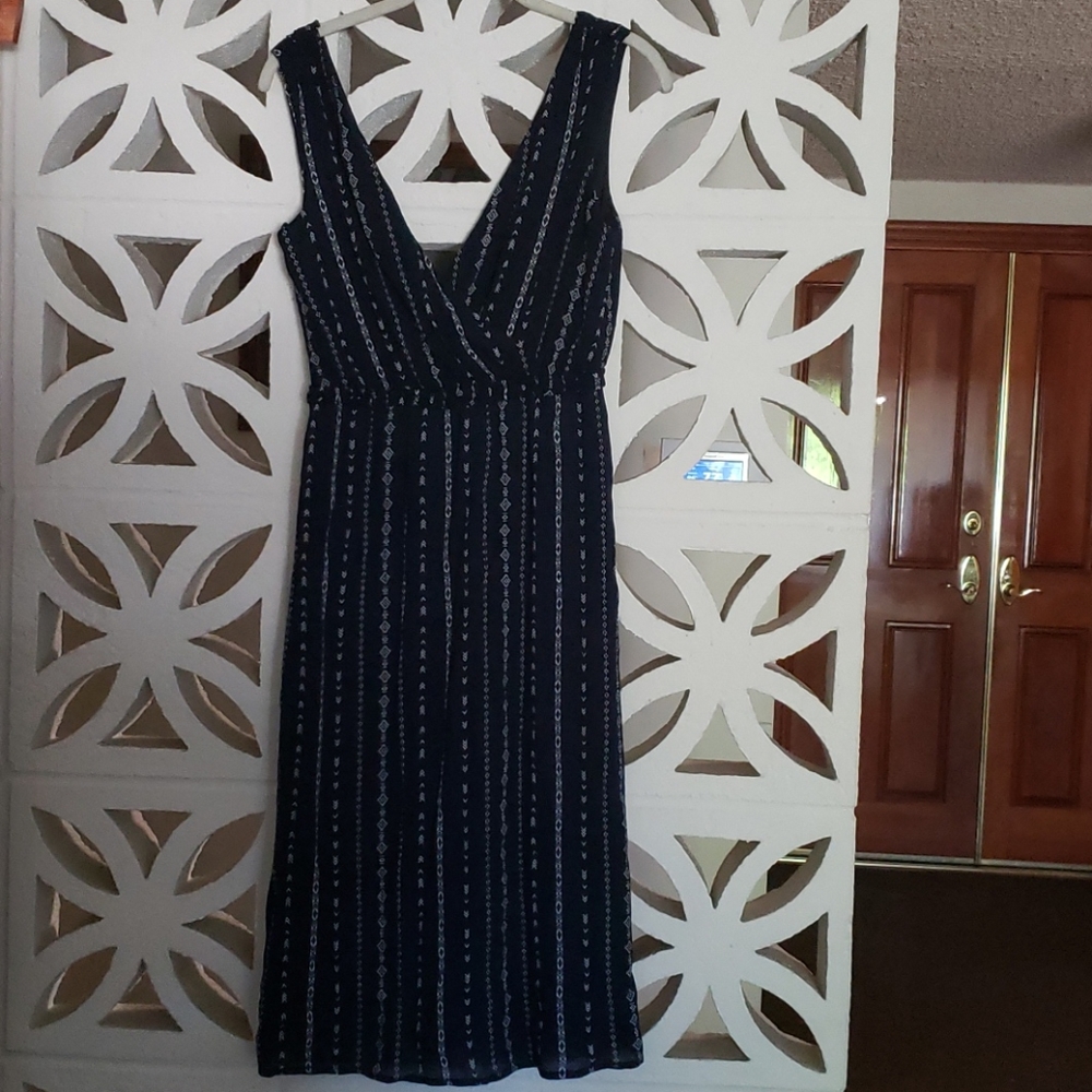 Blue with pattern Dress